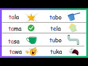 Pagbasa -- Mga Salitang Nagsisimula sa Katinig / Tt Ww Yy / Tunog at Salita -- Phonics - w15