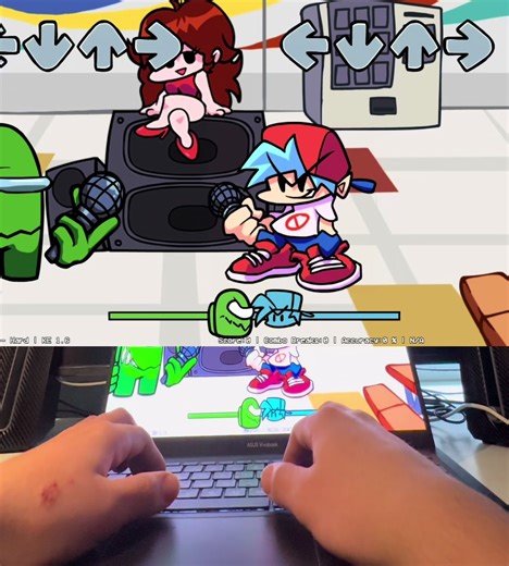 Fnf vs imposter V3 lights down #fyp #foryoupage❤️❤️ #fridaynightfunkin #fnf #amongus