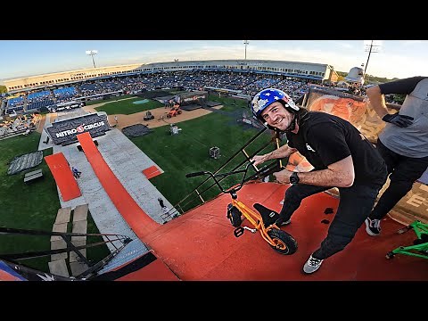 MINI BIKE vs MEGA RAMP!