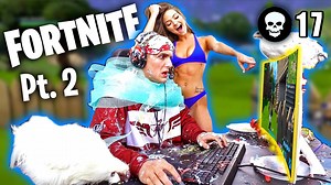 THE GIRLFRIEND FORTNITE DISTRACTION CHALLENGE PT 2. | Jake Paul