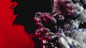 Red and white splash - Free Stock Video