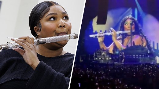 See It: Lizzo Plays President James Madison's Crystal Flute on Stage in DC
