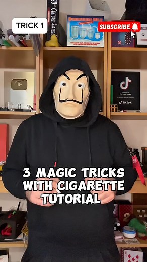 29K views · 827 reactions | 3 MAGIC TRICKS WITH A CIGARETTE 彩 TUTORIAL #magic #tricks #tutorial #foryou | Behind the Mask | Facebook