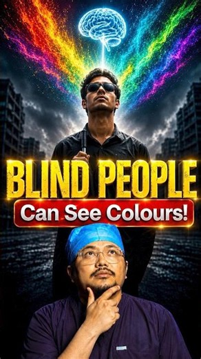 Do Blind People See Black or Colourful? 👀