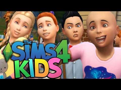 Sims 4 - TURNING MY SIMS INTO CHILDREN !!! - The Sims 4 Backyard Stuff