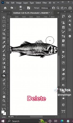 Photoshop-ի Overprint Effect Tutorial