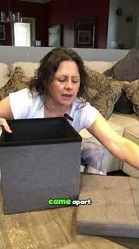 Stylish SONGMICS Folding Storage Ottoman Quick Review