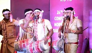 Bihu is a set of three important Assamese festivals in the Indian state of Assam . Rongali or Bohag Bihu observed in April, Kongali or Kati Bihu observed in October, and Bhogali or Magh Bihu observed in January. The Rongali Bihu is the most important of the three, celebrating spring festival. The Bhogali Bihu or the Magh Bihu is a harvest festival, with community feasts. The Kongali Bihu or the Kati Bihu is the sombre, thrifty one reflecting a season of short supplies and is an animistic festiva