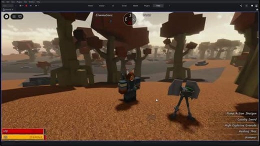 Skirmish - Heavy Machine Gun showcase - Clipped Roblox Studio with Medal.tv