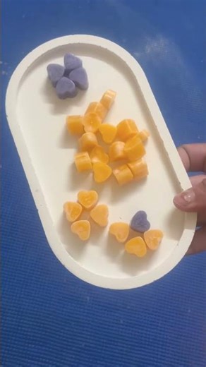 DIY Small Heart Candle #candlemaking #heart #smallyoutuber