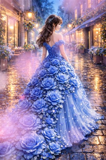 Flowers Become Dresses ❁⃘*.ﾟ