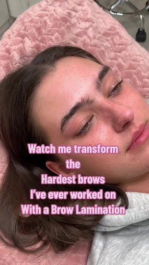 Brow Lamination Transformation: Tips for Difficult Brow Shapes