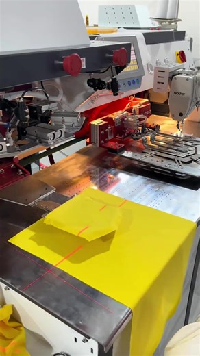 Efficient Automatic Pocket Setter for Seamless Sewing