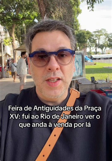 Feira de Antiguidades da Praça XV no Rio de Janeiro
