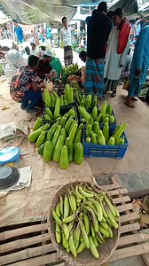 Village vegetable market | Art Action