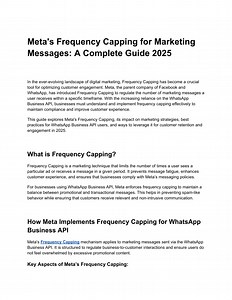 Meta's Frequency Capping for Marketing Messages_ A Complete Guide 2025 - SlideServe