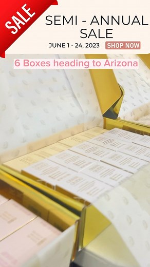 😲6 Six Boxes En Route to Arizona! Grateful for Our Wonderful Client! 💕✨ You may now contact your local distributors for you orders, or your favorite skin care consultant. You may also place your orders through our website: oliviaquido.com or oskinmedspa.com Sale runs through June 24, 2023. #GloryToGod #ThankyouJesus #OliviaQuido #OSkinMedSpa #OliviaQuidoClinicalSkincare #skincareregimen #SemiAnnualSale | Olivia Quido Skincare