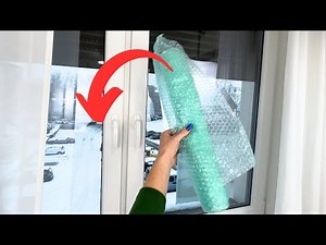 DIY Window Insulation! How to Use Bubble Wrap to Trap Heat and Improve Home Comfort This Winter!
