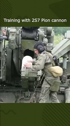 The power of the 2S7 Pion self propelled gun