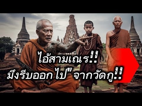 "Hey, you novice monk!! Get out of my temple!! Novice Thongkham, disciple of Luang Pu Thep Lok Ud...