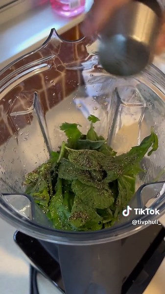 I ADD THIS TO LITERALLY EVERYTHING credit to my bf who is the mastermind of this recipe #greenchutney #indianrecipes #browntok #spicychutney #indianfood