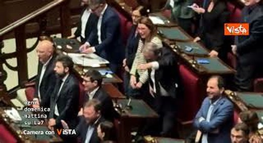 Bella Ciao e Inno su Camera con Vista su La7 ma guarda in alto, di Alexander jakhnagiev