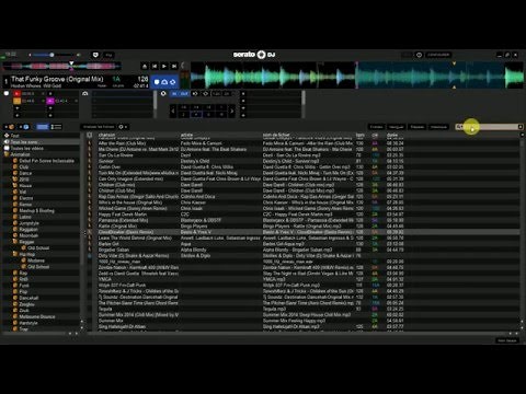 Serato DJ - Présentation Générale - Bibliothèque
