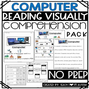 Computers Reading Comprehension Passages and Questions with Visuals
