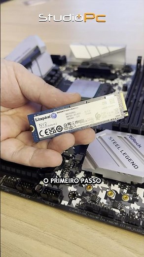 Como instalar um SSD M2 | #studiopc #m2 #pc #pcgamer #gaming #gamer #nvme #ssd