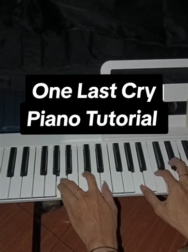 One Last Cry Piano Tutorial: Arpeggio & Chord Basics