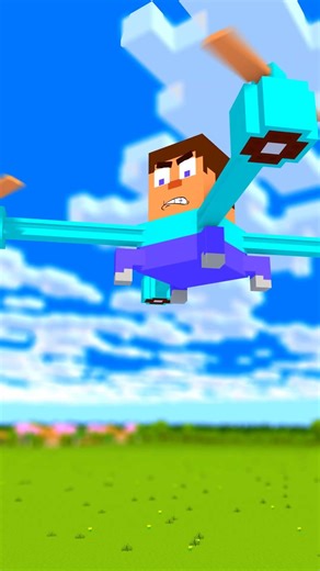 Steve Quadrocopter vs Honey Robber - Minecraft Animation #minecraft #shorts
