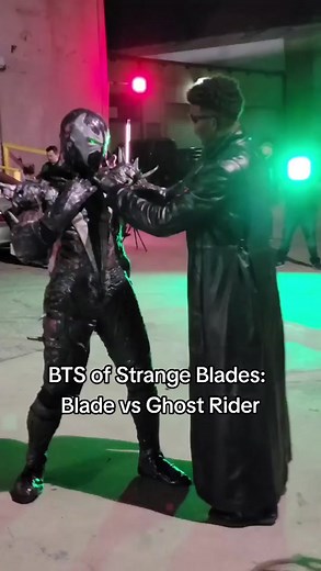 Stream Strange Blades: Blade vs Ghost Rider on @KingVADER YouTube channel on Sunday, July 30th!! . #fyp #foryou #hellspawnedcosplay #blerdandpowerful #Spawn #Blade #KingVader #DreamCon #DreamCon2023 #Movie