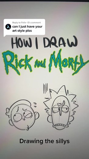 Drawing Tutorial: Rick and Morty Fanart with iPad Pro 2021 & Procreate