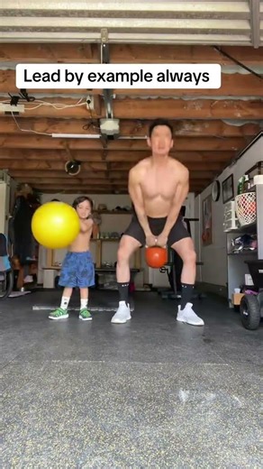 Leading by example- Dads working out #nz #fypシ