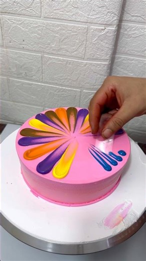 How To Make Pink 🩷 colour cake#cakedecoration #cake #shorts #shortsfeed #birthdaycake #unitedstates