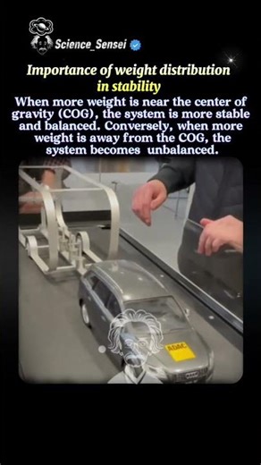 stability and wight distribution #physics #weight #distribution