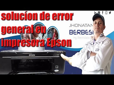 General error solution in epson printer
