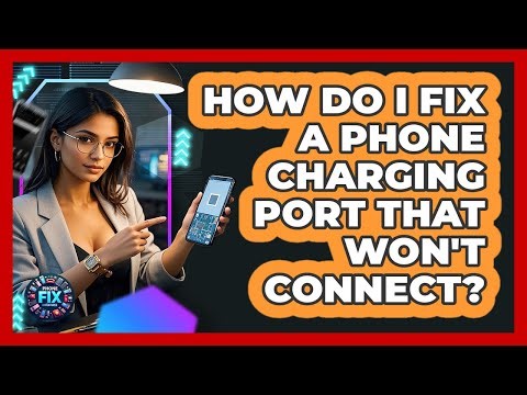 How Do I Fix A Phone Charging Port That Won't Connect? - Phone Fix and Features