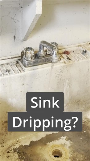 This Sink Has Been Dripping for Years #diyhome #diy