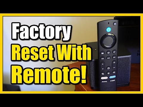 How to Factory Reset Fire TV Cube with Remote buttons (Easy Method)