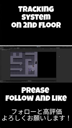 Tracking System on the 2nd floor [Devlog day488s] #ゲーム制作 #gamedevblog
