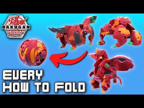 EVERY How To Fold from Bakugan: Geogan Rising, Armored Alliance & Battle Planet | Bakugan Toys