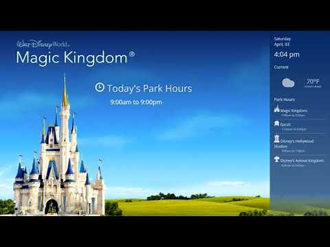 Walt Disney World Today Channel April 2021 - WDW Resort TV Information Channel