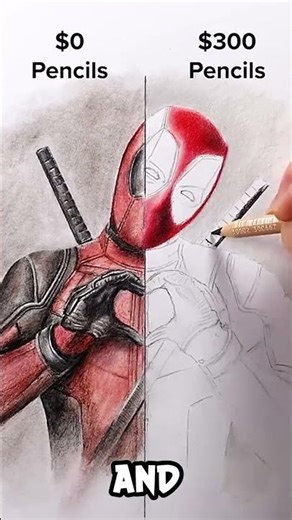 How To Draw A Deadpool ⚔ #shorts #memes #viral
