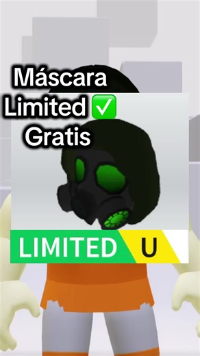 Máscara Limited gratis en Roblox 2025. #papaenroblox #gratisroblox #objetosgratisroblox #limited #objetosroblox2025 #itemsgratisroblox