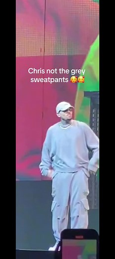 Chris Brown Grey Sweatpants TikTok Trend