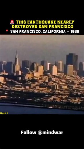 🚨The Earthquake That Nearly Destroyed San Francisco | 1989#SanFranciscoEarthquake #LomaPrieta #Earthquake #NaturalDisaster #creatorserchinsights On October 17, 1989, a magnitude 6.9 earthquake struck the San Francisco Bay Area just before Game 3 of the World Series. 🌎 Collapsing freeways, fires, and broken water pipes turned the disaster into a nightmare. From Oakland’s deadly freeway collapse to the Marina District’s damaged ground, 63 people lost their lives—and San Francisco narrowly avoide
