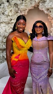 Beautiful mummy and daughter moment😍 #AChampionOfLove *CREATIVE TEAM* COORDINATION:@therinae.events @senams_touch2 DECOR: @eventellz ROOM DECOR: @glam_backdrops_gh *MEDIA* PHOTOGRAPHY: @jema_photography VIDEOGRAPHY: @saint_saint1 BLOGGERS: @osei_douglas_live @momentswithkojo *GLAM TEAM* BRIDE’S MAKEUP: @wildcutei BRIDE’S HAIRSTYLIST: @esplendido.beauty BRIDESMAIDS MAKEUP: @paigeclarde @rouge_beautymua BRIDESMAIDS HAIRSTYLIST: @adem_only @hair_bliss_ *CLOTHING AND ACCESSORIES* BRIDE’S KENTE GOWN