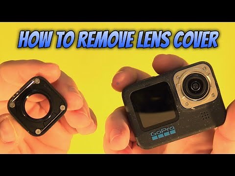 How to Remove Lens cover from GoPro Hero 12 and 11