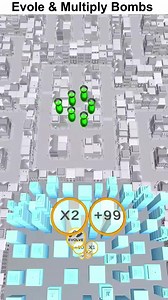 Start with a simple dynamite stick and progress through increasingly powerful bombs like the hand grenade, RPG missile, etc. | CrazyLabs